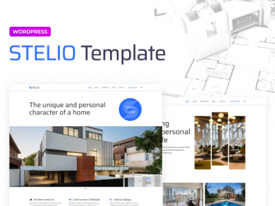 Stelio – Architects & Construction Company Elementor Pro Template Kit