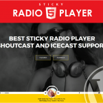 Sticky Full Width Radio Player WordPress Plugin