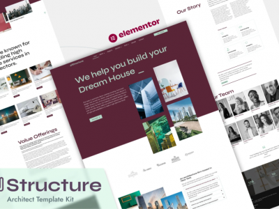 Structure - Architect Elementor Pro Template Kit