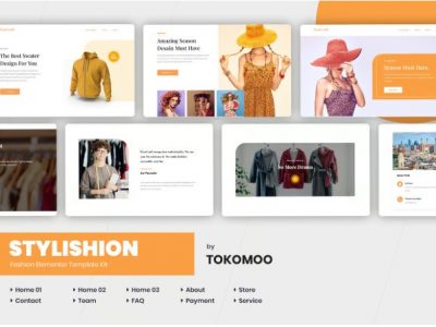 Stylishion | Fashion Store Elementor Pro Template Kit