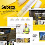 Subsco - Construction Elementor Template Kit