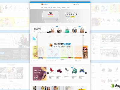 Super Shop  Multipurpose, MultiStore Shopify