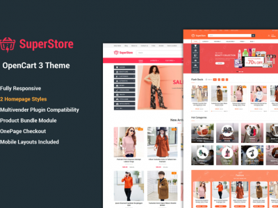 SuperStore - Responsive OpenCart 3 Theme