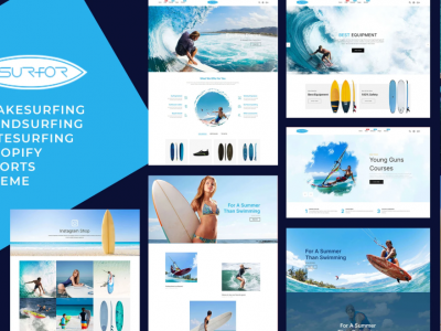 Surfor - Windsurfing Sports Shopify Theme