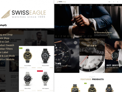 Swiss Eagle  Watch Shopify Theme