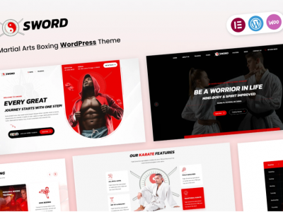 Sword - Martial Arts Boxing WordPress Theme