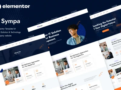 Sympa - IT Solutions & Technology Elementor Template Kit