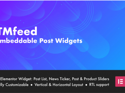 TMfeed - Embeddable Post Widgets For Elementor