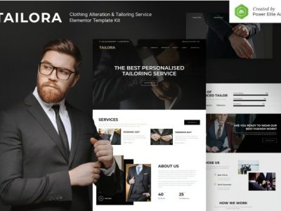 Tailora – Clothing Alteration & Tailoring Service Elementor Template Kit