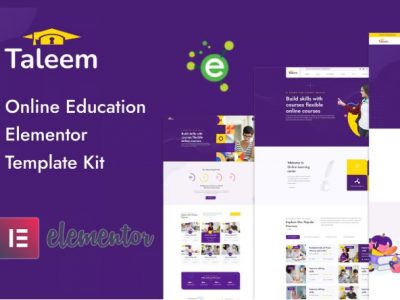 Taleem - Online Education Elementor Template Kit