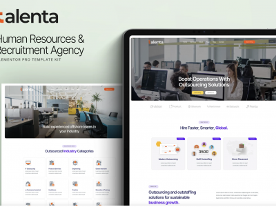 Talenta - Human Resources & Recruitment Agency Elementor Template Kit