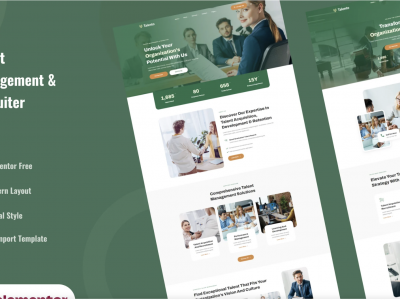 Talento - Talent Management & Recruiter Elementor Template Kit