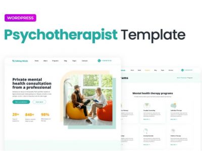 Talking Minds – Psychotherapist Elementor Template Kit