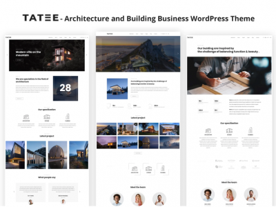 Tatee - Architecture and Building WordPress