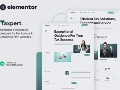 Taxpert – Tax Advisor & Consulting Elementor Template Kit