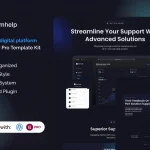 Teamhelp - Help Desk SaaS Elementor Pro Template Kit