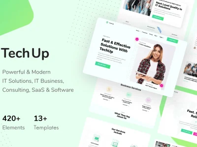 TechUp - Technology IT Solutions & Services Elementor Template Kit