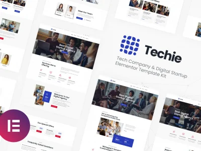 Techie | Tech Company & Digital Startup Elementor Template Kit