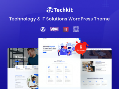 Techkit –Technology & IT Solutions WordPress Theme