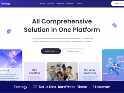 Techogy - IT Solutions WordPress Theme