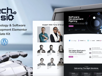 Techvisio - Technology & Software Development Elementor Pro Template Kit