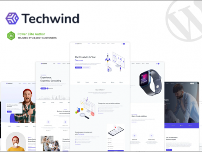Techwind - Multipurpose Landing WordPress Theme