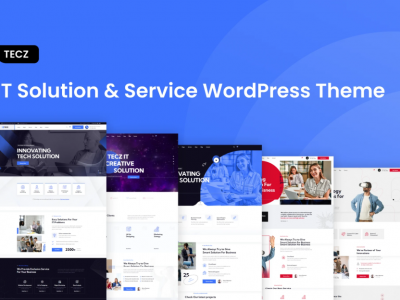 Tecz - IT Solutions & Technology WordPress Theme