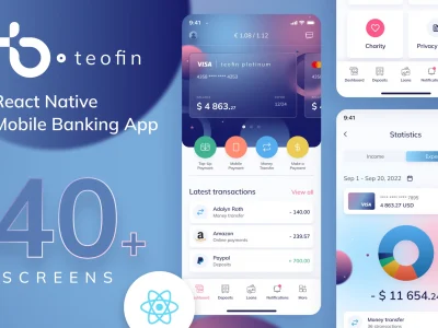 Teofin - Mobile Banking React Native App