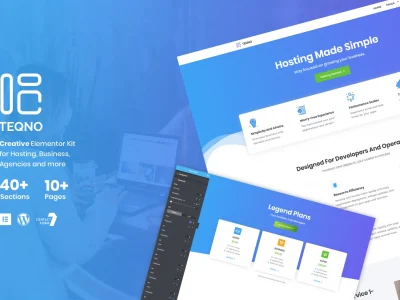 Teqno - Tech Agency Elementor Template Kit