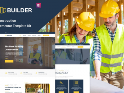 The Builder - Construction & Architecture Elementor Template Kit