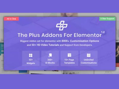 The Plus – Addon for Elementor Page Builder WordPress Plugin