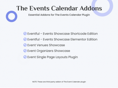 The events calendar addons bundle