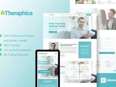 Therapica - Mental Health & Psychologist Elementor Template Kit
