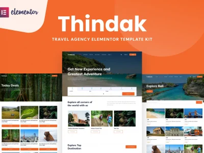 Thindak - Travel Agency Elementor Template Kit