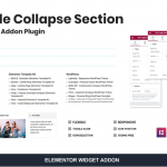 Toggle Collapse Section Elementor Addon