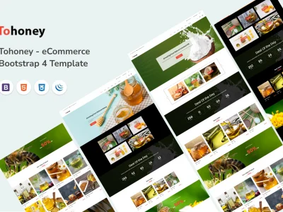Tohoney - eCommerce Bootstrap Template