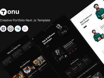 Tonu - Creative Portfolio Next Js Template