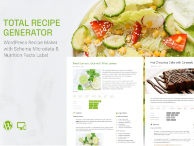 Total Recipe Generator (Recipe Gutenberg Block)