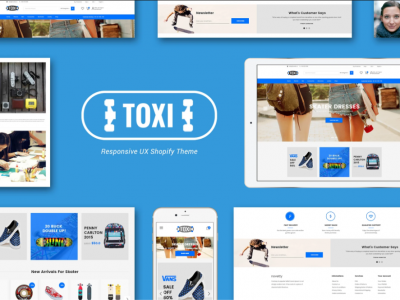 Toxi Responsive Skater Shopify Theme