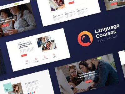 Translang - Language Courses & Translation Services Elementor Template Kit