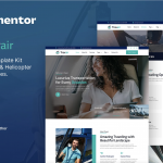 Travair - Private Jet & Helicopter Charter Elementor Template Kit