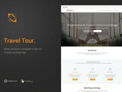 Travel Tour - Unbounce Landing Page
