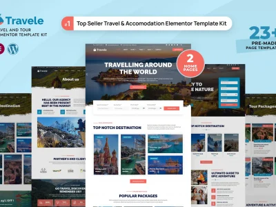 Travele – Travel & Tour Agency Elementor Template Kit