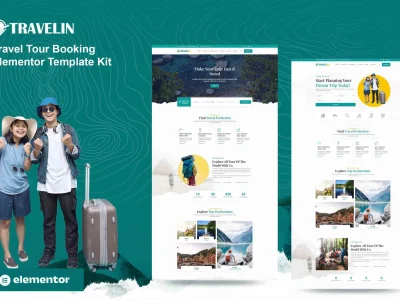 Travelin - Travel Tour Booking Elementor Template Kit