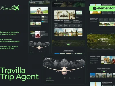 Travilla - Travel & Accommodation Elementor Template Kit