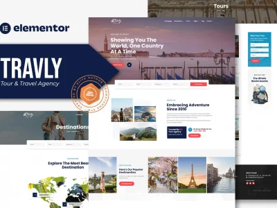 Travly - Tour & Travel Agency Elementor Template Kit