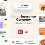Truspax - Insurance Agency Elementor Template Kit