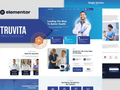 Truvita - Medical Healthcare Elementor Template Kit