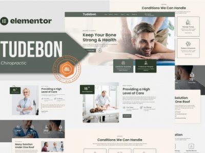 Tudebon - Chiropractic & Physiotherapy Elementor Template Kit