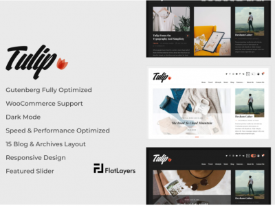 Tulip - Responsive WordPress Blog Theme